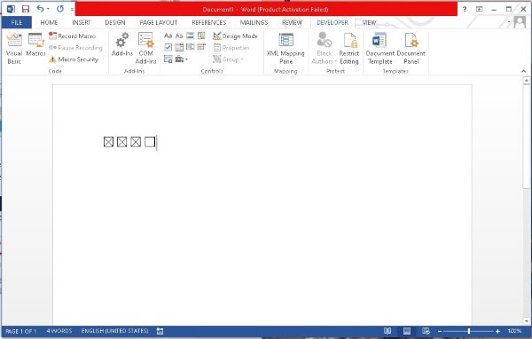 Nhấn vào checkbox vừa tạo để thay đổi trạng thái