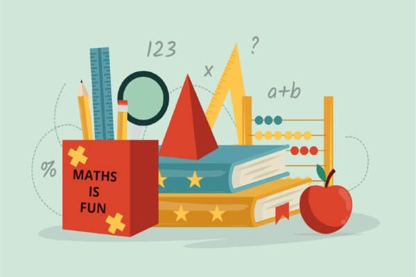 Công thức tính chu vi tam giác cân là: P = 2a + b