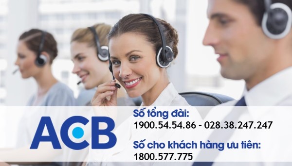 Liên hệ hotline ACB 1900 54 54 86
