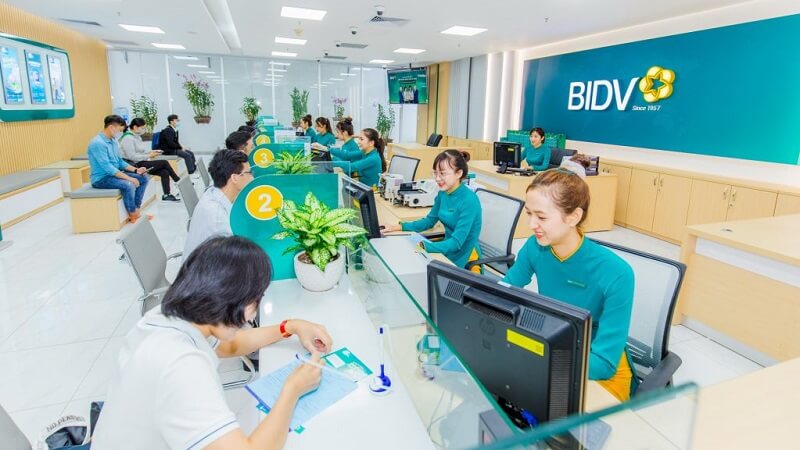 Ngân hàng thương mại BIDV với mạng lưới điểm giao dịch phủ rộng nhiều tỉnh, thành