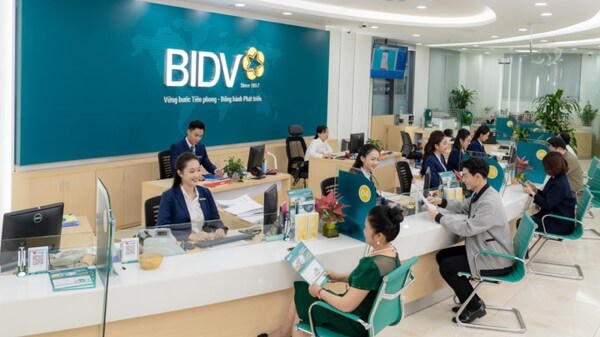 Cập nhật danh sách chi nhánh, PGD BIDV theo từng khu vực