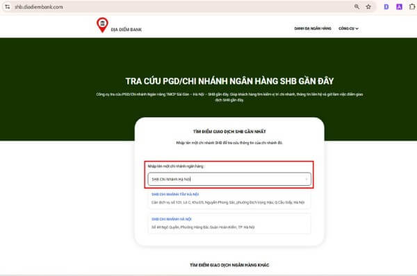 Cách sử dụng công cụ tra cứu địa chỉ trực tuyến bên thứ ba