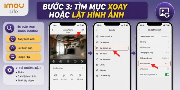 Chọn Cài đặt hình ảnh hoặc Thiết lập video