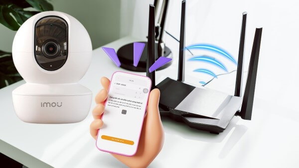 Tiến hành kiểm tra kết nối Wi-Fi để khắc phục lỗi camera không gửi cảnh báo