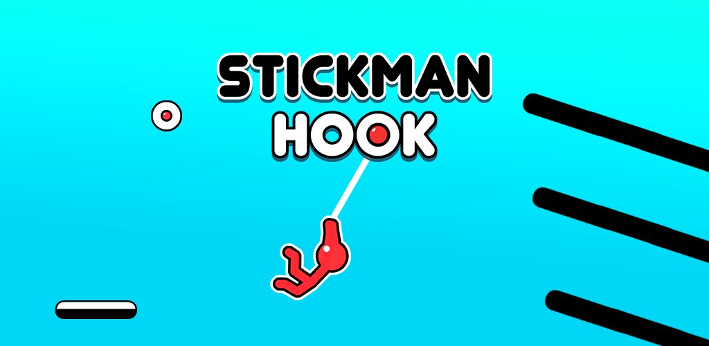 Canh thời điểm móc và nhả dây để đưa nhân vật về đích trong Stickman Hook