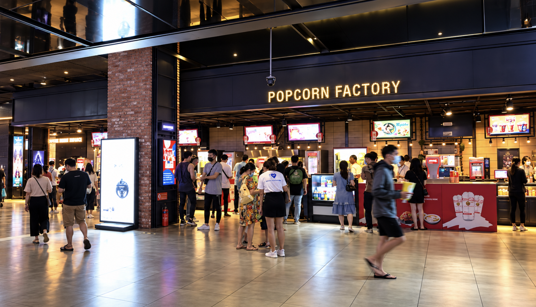 CGV Hùng Vương Plaza sở hữu không gian rộng rãi, phục vụ đa dạng nhu cầu xem phim