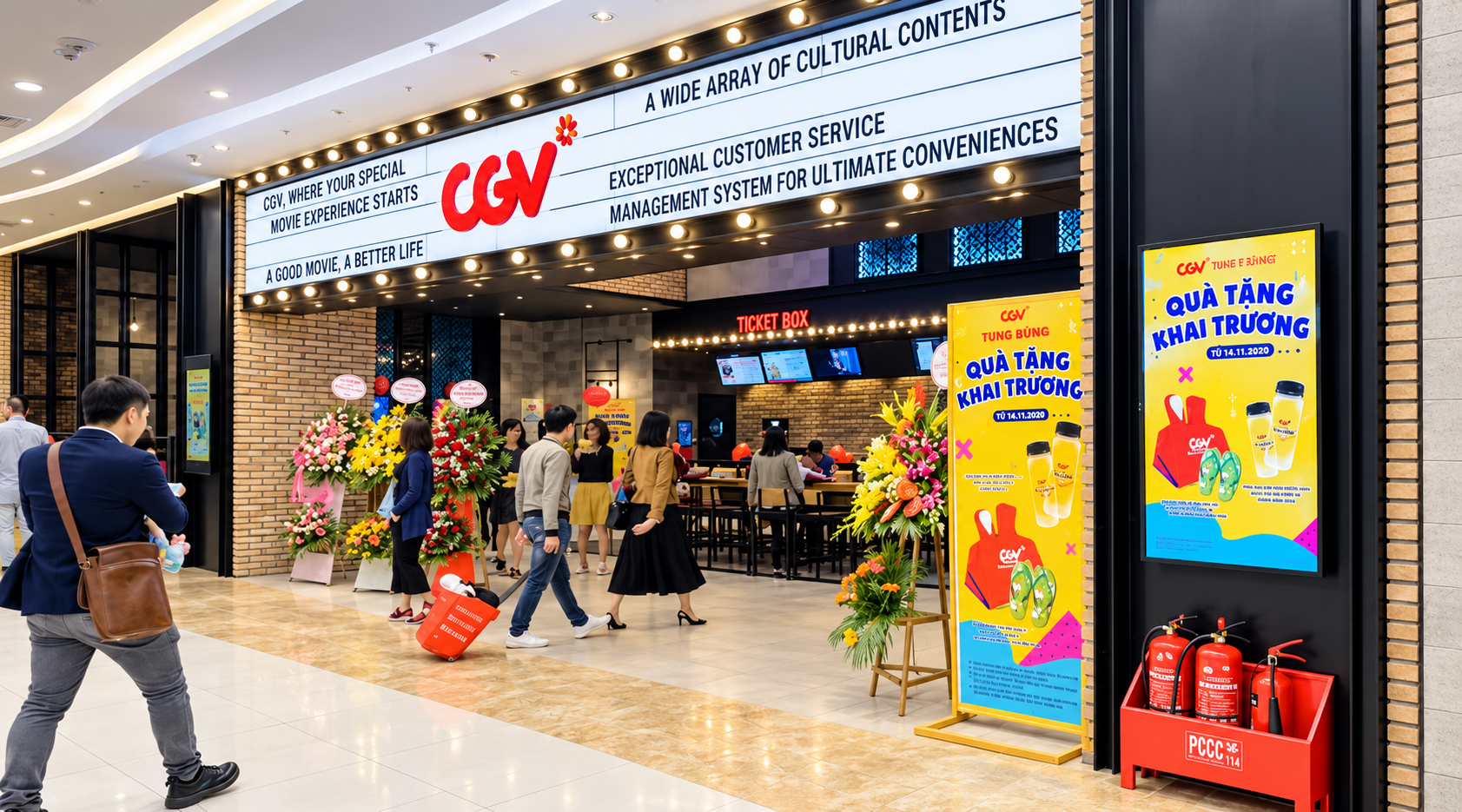 CGV Vincom Ocean Park nằm trong trung tâm thương mại tại khu đô thị Vinhomes Ocean Park.