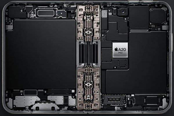 Chip A20 Pro sản xuất trên tiến trình 2nm, tích hợp CPU, GPU và hệ thống Neural Engine chuyên dụng.