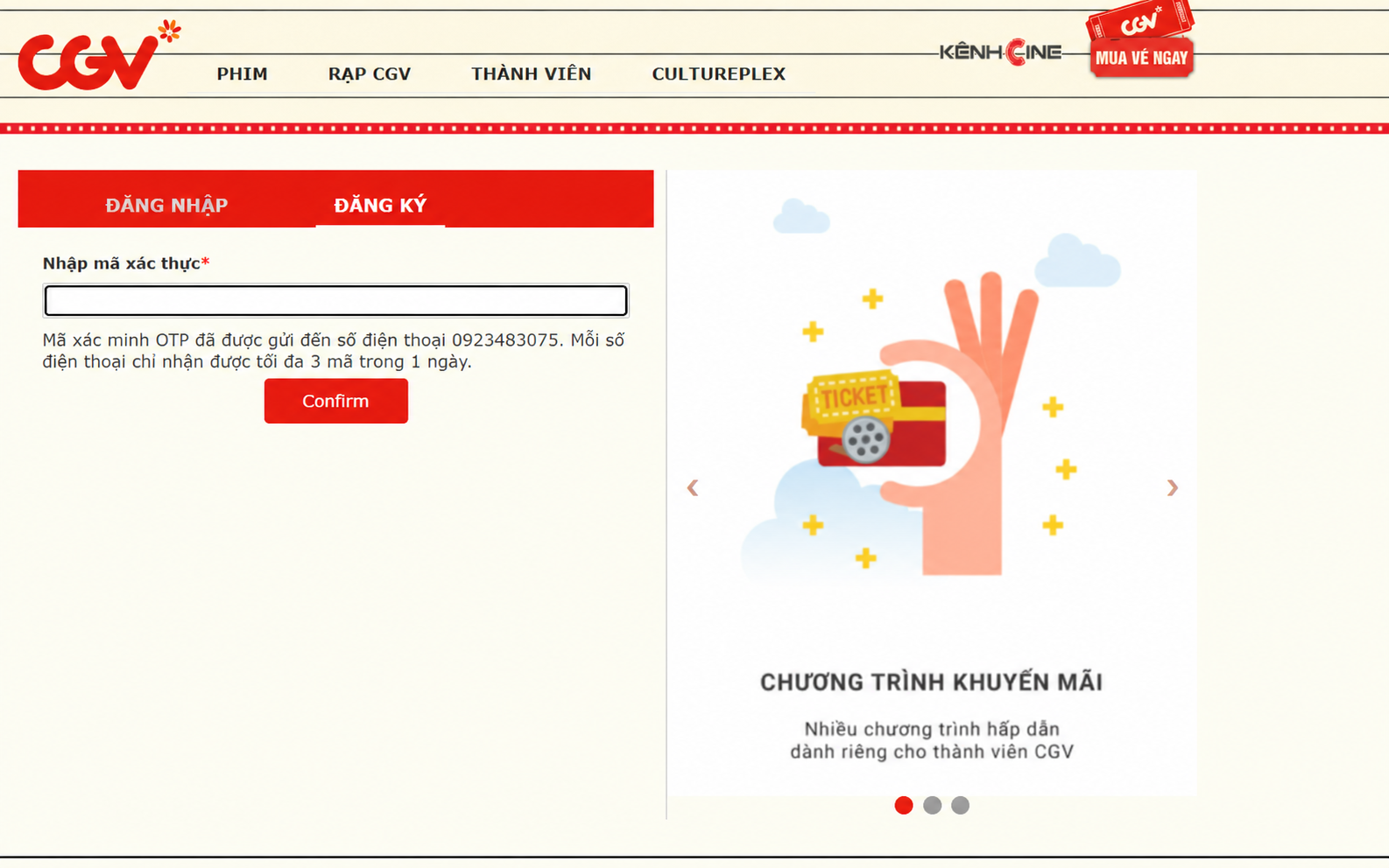 có thẻ sinh viên có được giảm giá vé xem phim cgv