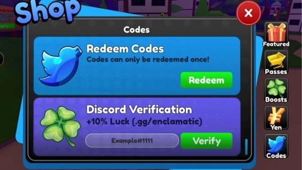 Nhập mã code