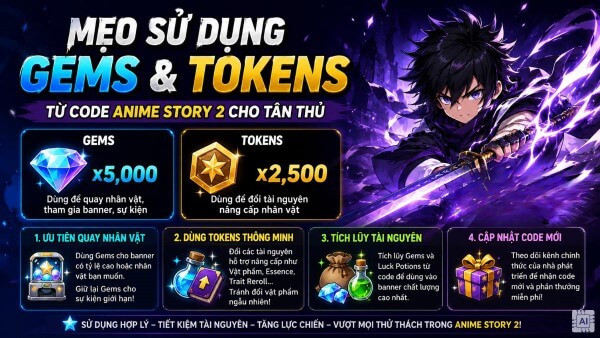 Mẹo sử dụng các phần quà trong Anime Story 2
