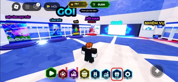 Nhấn nút Codes trên thanh menu