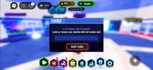 Nhấn Redeem để xác nhận