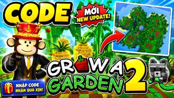 Một số cách nhận thêm code Grow a Garden 2 (GAG 2) mới