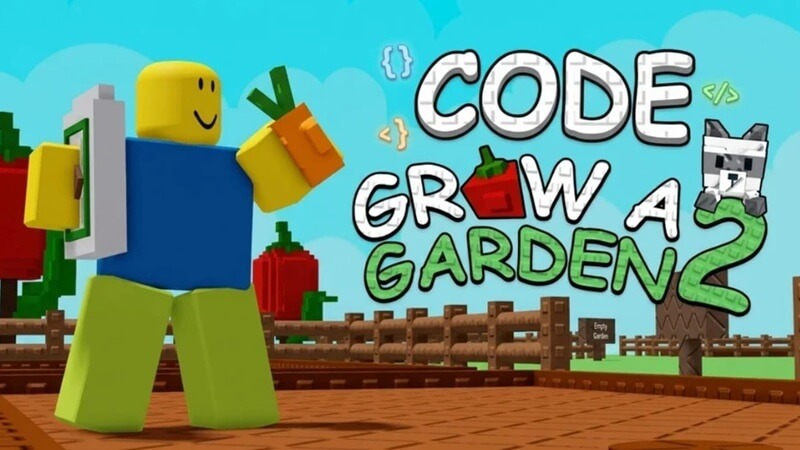 Tựa game mô phỏng làm vườn Grow A Garden 2 trên Roblox