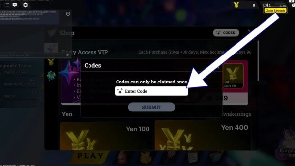Nhập hoặc dán mã vào ô nhập code