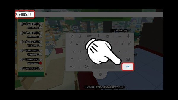 Sao chép và dán mã code muốn sử dụng