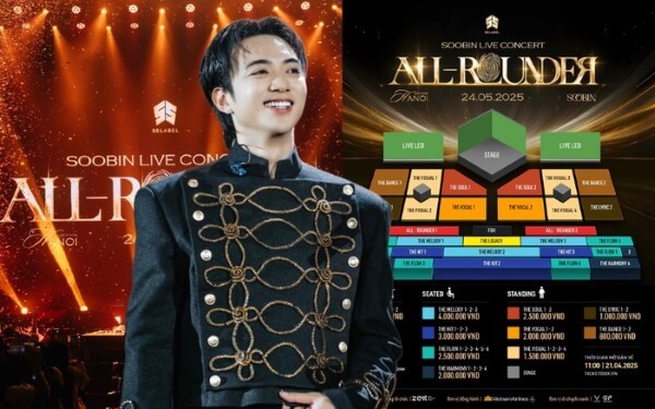 Giá vé concert Soobin 2026 dự kiến sẽ có thay đổi so với năm ngoái