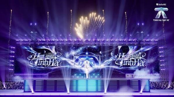 Thiết kế sân khấu concert Tinh Hà Say Hi dự kiến