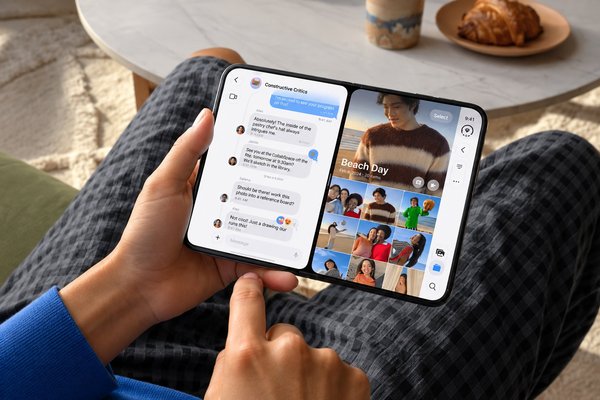 CPU 6 lõi của A20 Pro hỗ trợ vận hành nhiều ứng dụng trên màn hình gập của iPhone Duo.