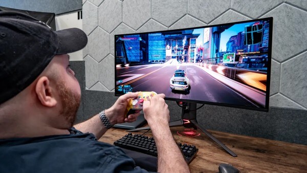 Asus ROG Swift OLED đáp ứng các tác vụ gaming tốc độ cao, hỗ trợ Nvidia G-Sync