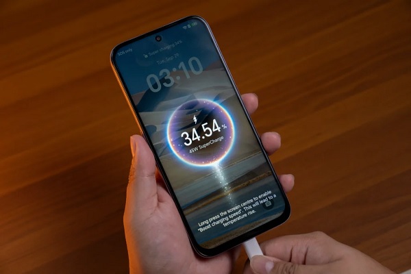 HONOR 600S 5G hỗ trợ chuẩn sạc nhanh HONOR SuperCharge công suất 45W