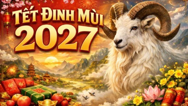 Tết Nguyên Đán 2027 là Tết Đinh Mùi