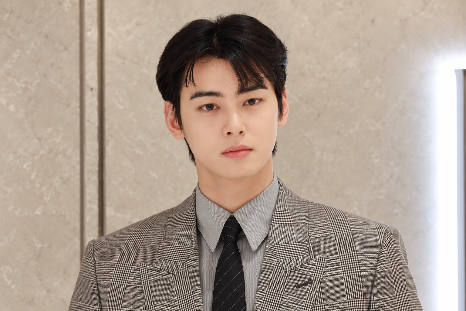 Cha Eun Woo (tên thật Lee Dong Min, sinh năm 1997 tại Gunpo) là thành viên nhóm ASTRO, debut năm 2016 và được báo chí gọi là "thiên tài gương mặt"
