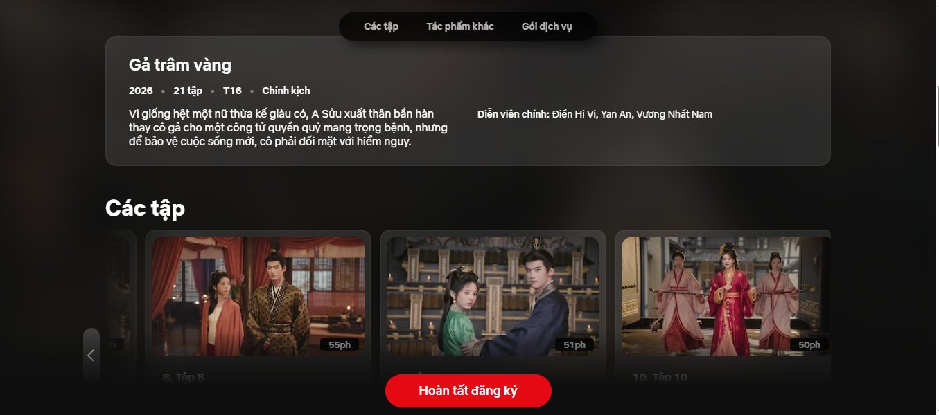 Gả Kim Thoa được chiếu trực tiếp trên Netflix