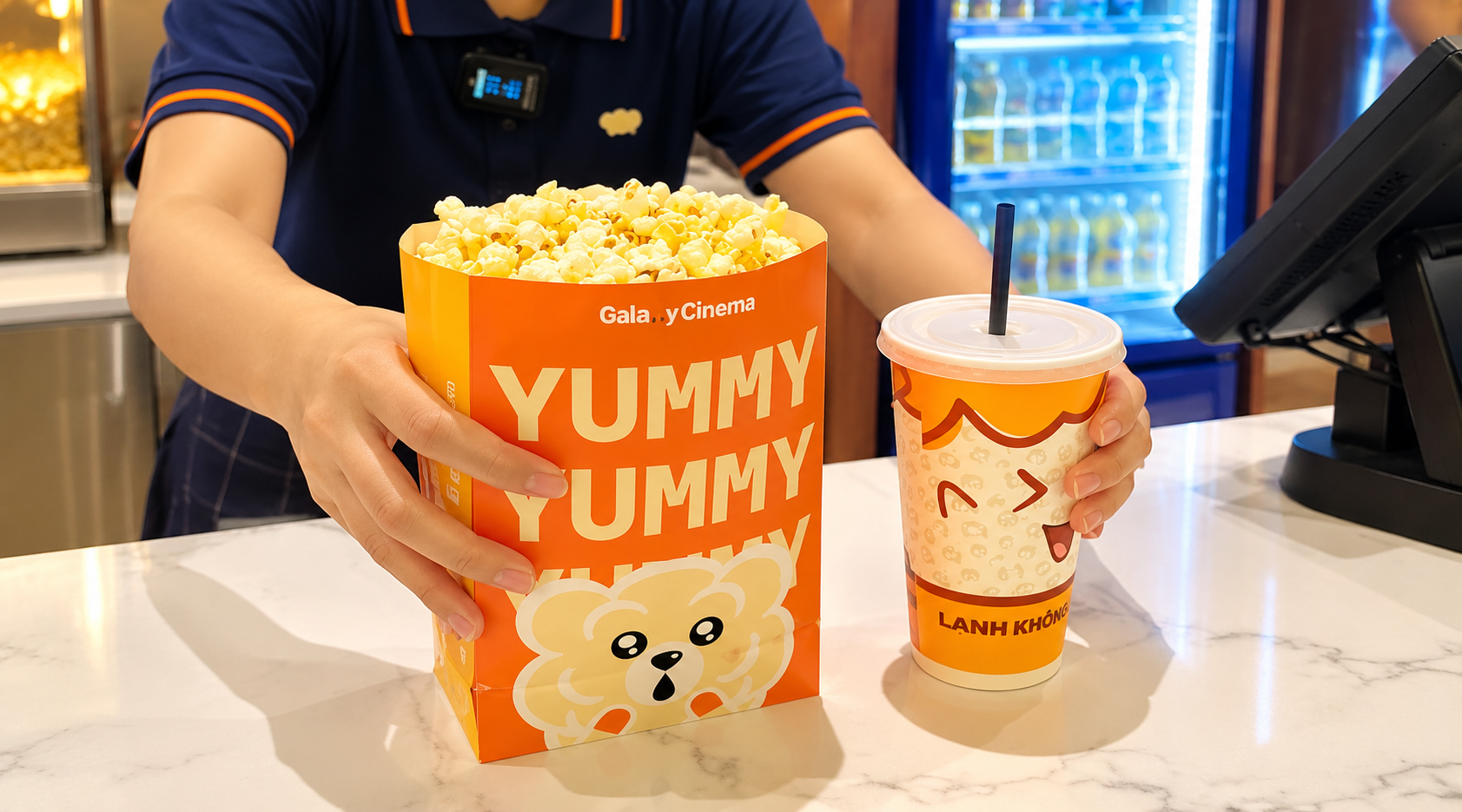 Galaxy Cinema cung cấp nhiều combo bắp nước cho cá nhân, cặp đôi và khách hàng U22.