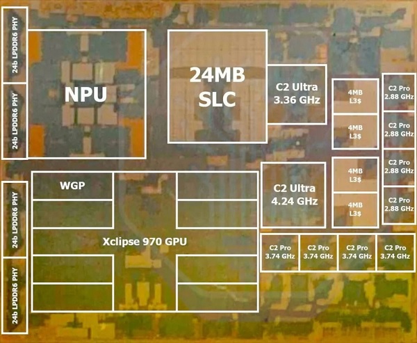 Exynos 2700 sở hữu kiến trúc cải tiến, tích hợp GPU Xclipse 970, bộ xử lý AI NPU cùng bộ nhớ đệm SLC dung lượng 24MB
