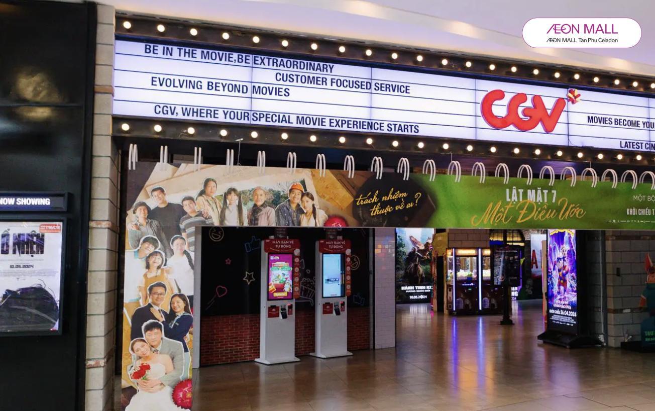 Lịch chiếu phim CGV tại AEON MALL Tân Phú Celadon | AEON MALL Tân Phú Celadon - Điểm vui chơi và mua sắm tuyệt vời cho gia đình bạn