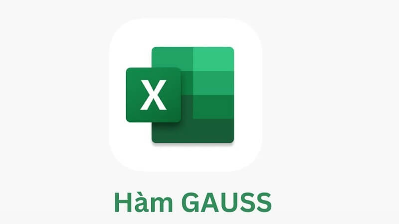 Hàm GAUSS dùng để tính xác suất tích lũy từ âm vô cùng đến một giá trị z
