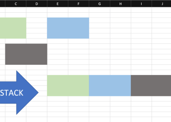 Cách dùng hàm HSTACK và VSTACK để gộp vùng dữ liệu trong Excel