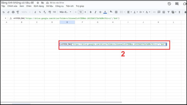 Nhập công thức: =HYPERLINK("link_dẫn"; "tên_hiển_thị") 