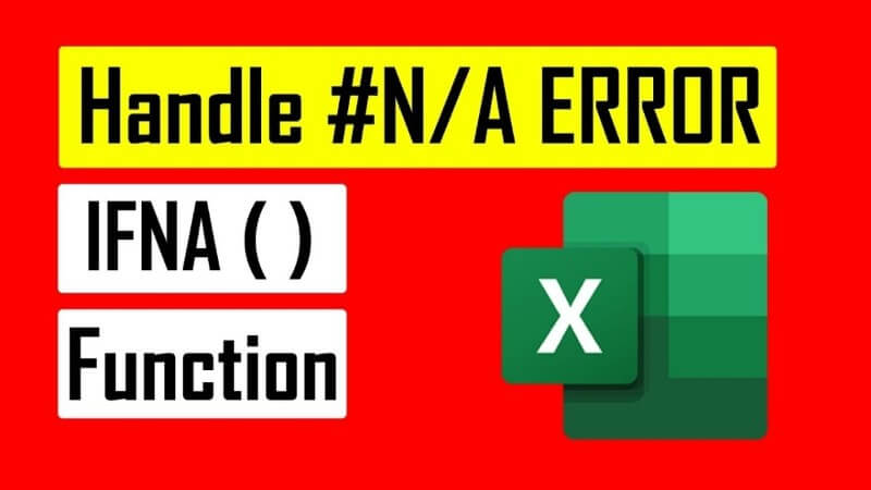 Cú pháp hàm chi tiết: =IFNA(value, value_if_na)