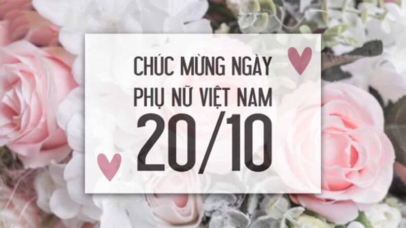 Hình ảnh chúc mừng ngày Phụ nữ Việt Nam 20/10