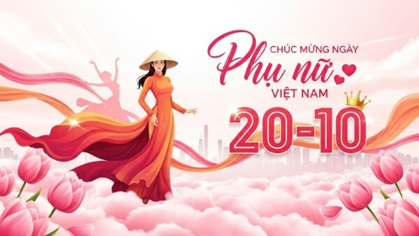 Chọn ảnh bìa và ảnh nền chủ đề 20/10 cho Zalo, Facebook