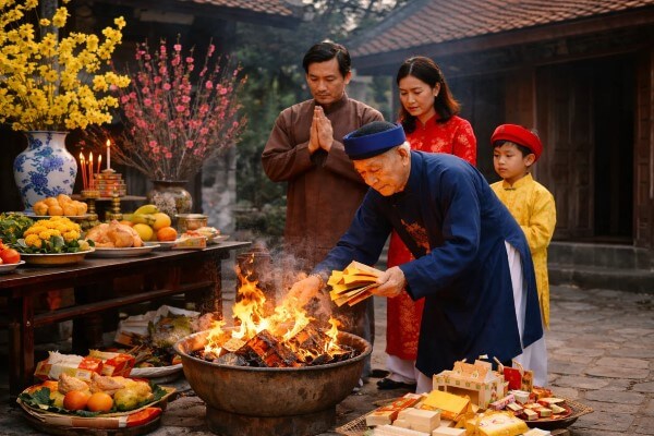 Gia chủ có thể chuẩn bị lễ vật tùy điều kiện và lòng thành