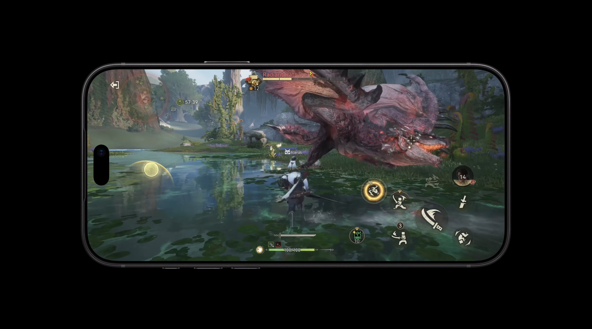 iPhone 18 Pro Max giúp quan sát chi tiết game tốt hơn nhưng có thể khó cầm với người có bàn tay nhỏ.