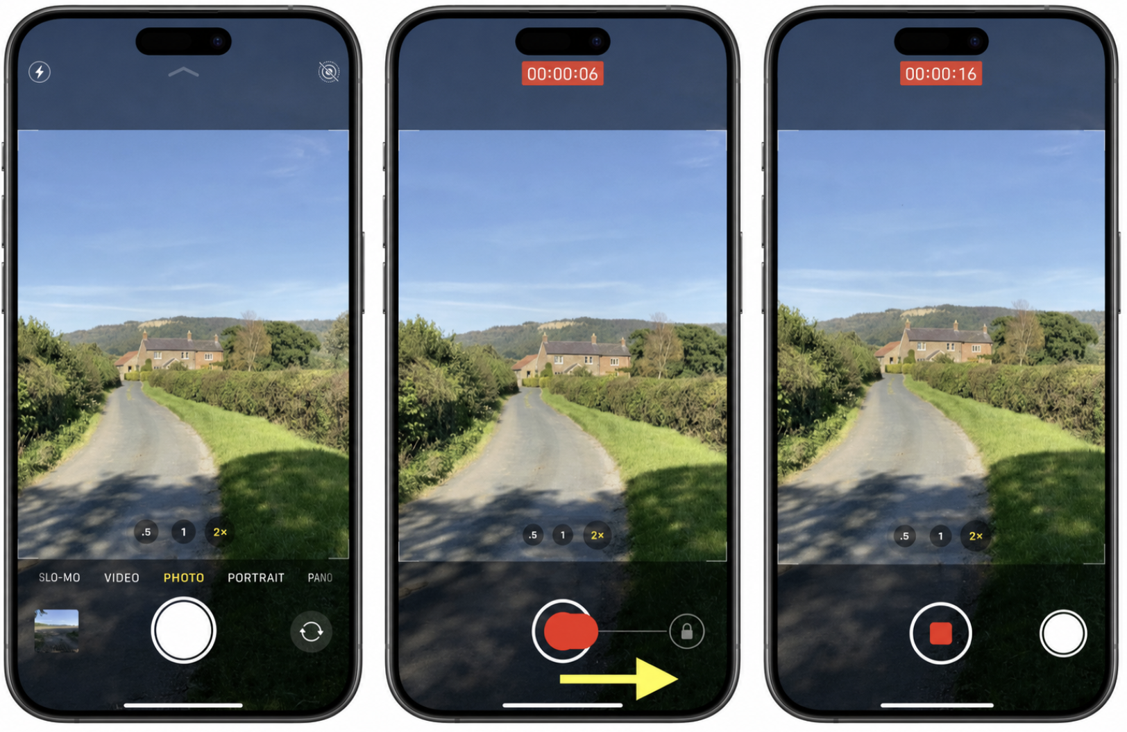Hướng dẫn bật chế độ QuickTake trên iPhone