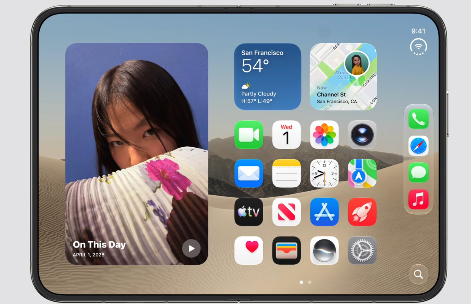 Màn hình ngoài 5,4 inch tấm nền Super Retina XDR OLED với tần số quét ProMotion 120Hz linh hoạt