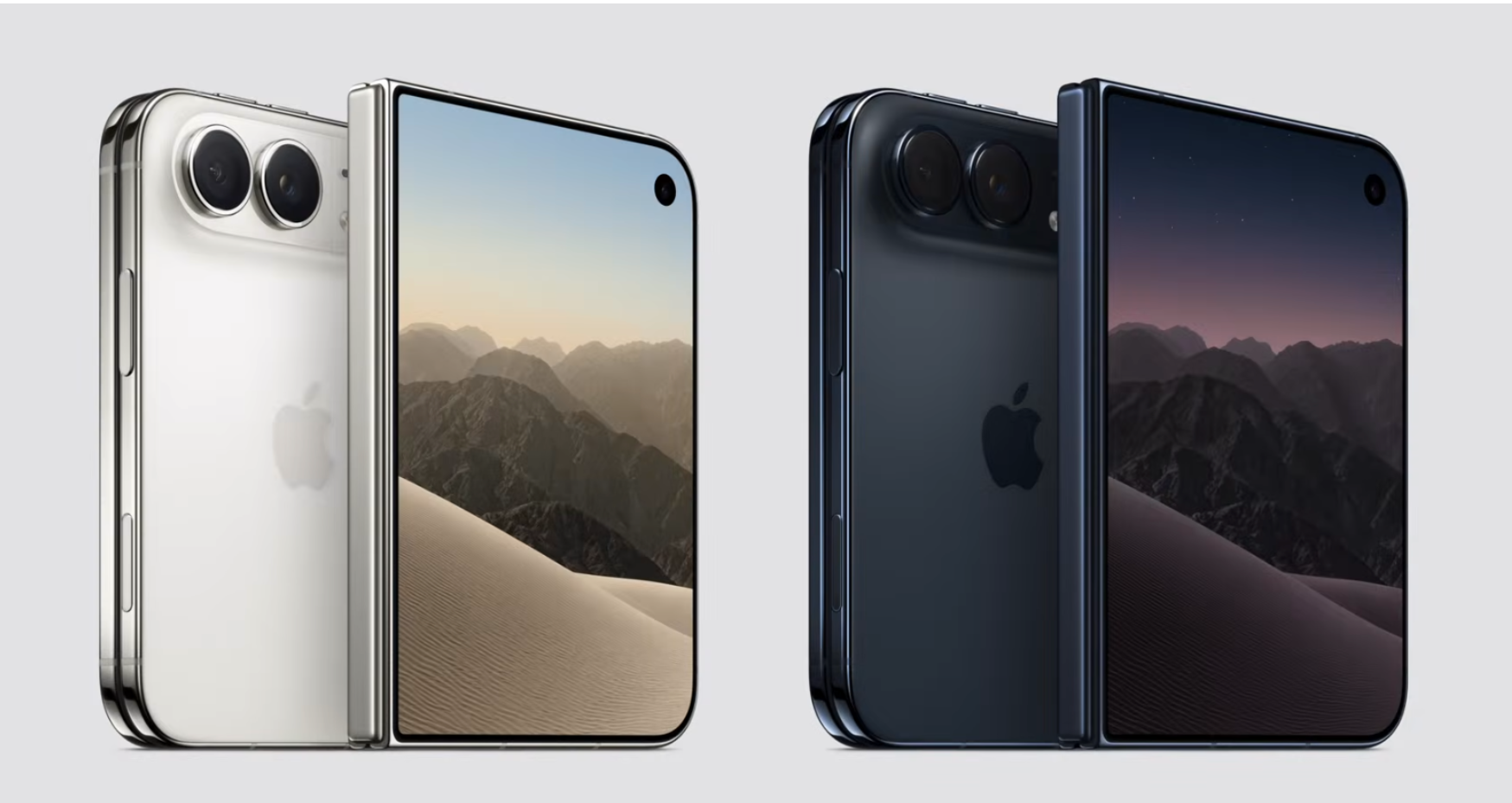 Hai phiên bản màu của iPhone Duo: Trời Đêm và Trắng Ánh Sao