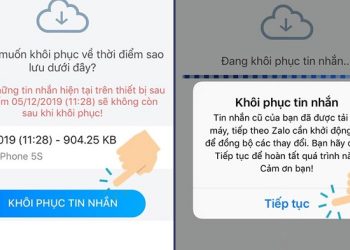 Cách khôi phục tin nhắn đã xóa trên Zalo cực đơn giản