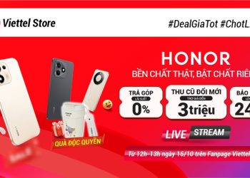 Livestream HONOR: Bền chất thật, bật chất riêng – Săn ưu đãi hấp dẫn, nhận quà độc quyền tại Viettel Store