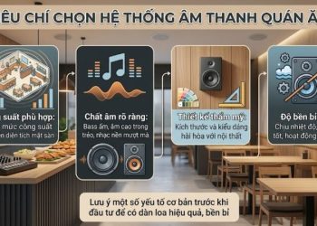 Top 9 mẫu loa cho quán ăn chất lượng, đáng mua 2026