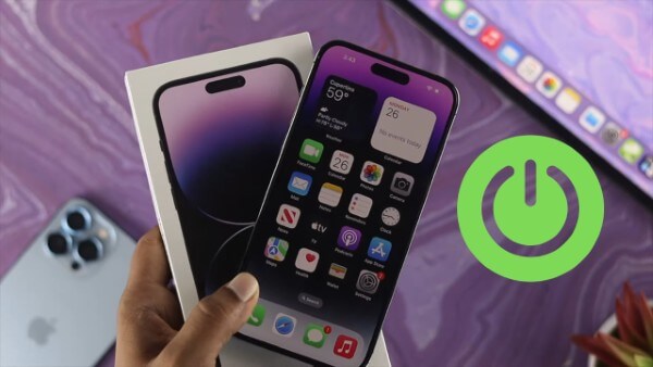 Tiến hành khởi động lại iPhone để đưa thiết lập hệ thống về trạng thái mặc định