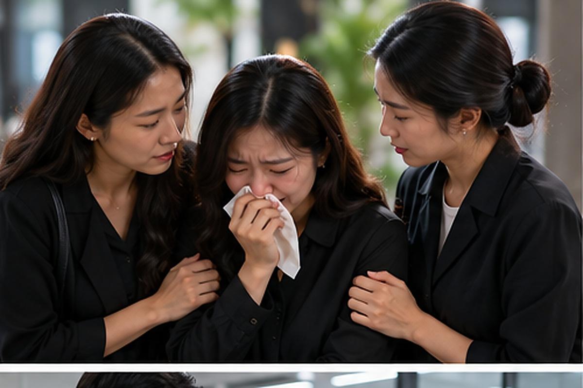 Bạn bè đến an ủi, động viên người đang chịu mất mát