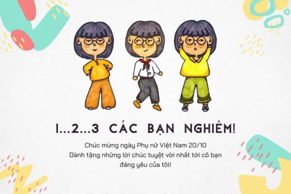 Những lời chúc 20/10 hài hước cho bạn bè