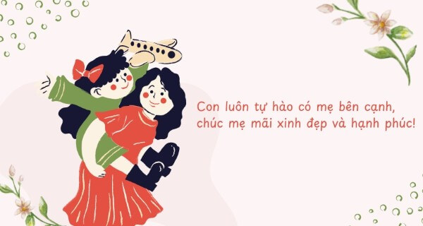 Những gợi ý lời chúc 20 10 cho mẹ ngắn gọn